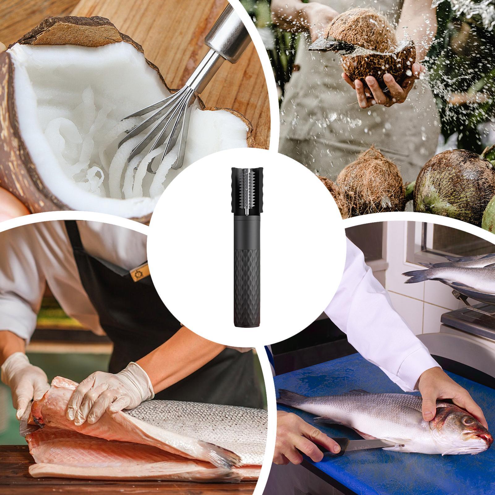Home Cooking Meal - Rallador eléctrico automático inalámbrico recargable, raspador