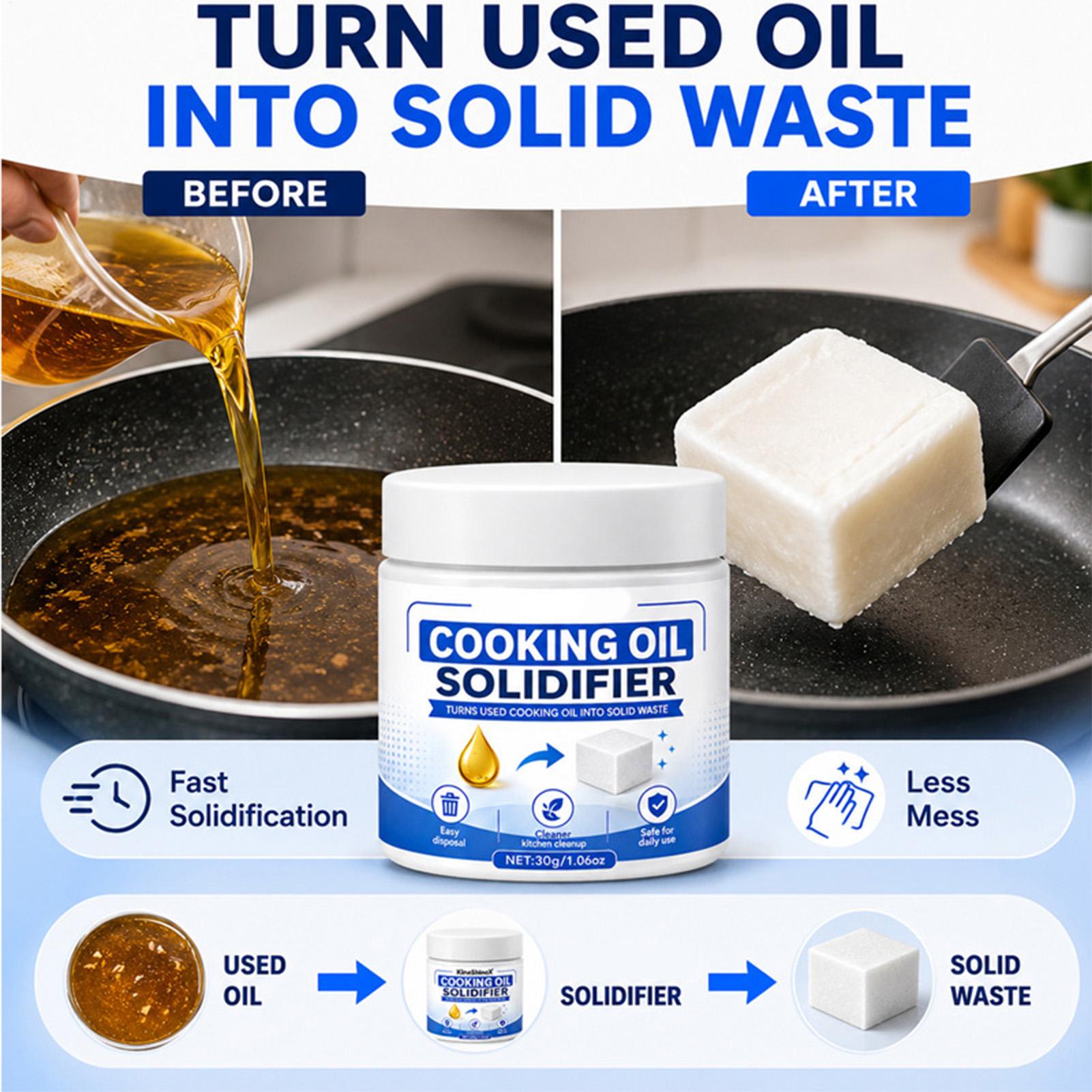 30g Solidificador de Aceite de - Home Cooking Oil Disposal reseña y precio