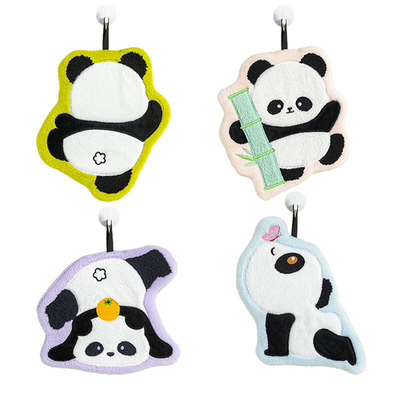 Linda toalla de mano de Panda, - Home Cooking Delivery reseña y precio