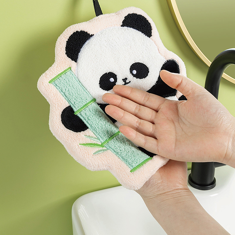 Linda toalla de mano de Panda, - Home Cooking Delivery reseña y precio