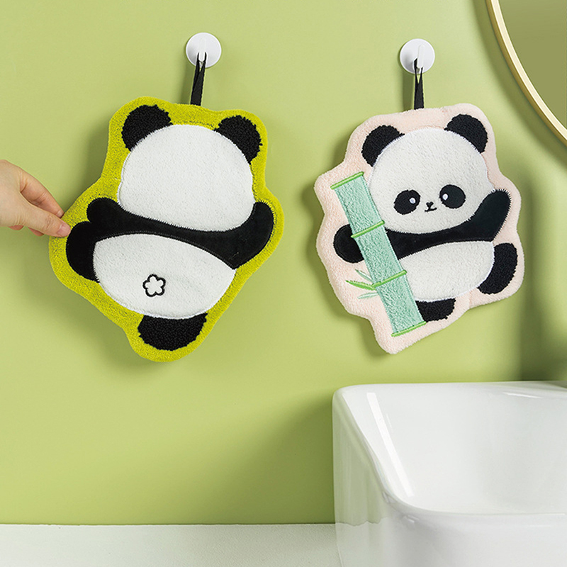 Linda toalla de mano de Panda, - Home Cooking Delivery reseña y precio