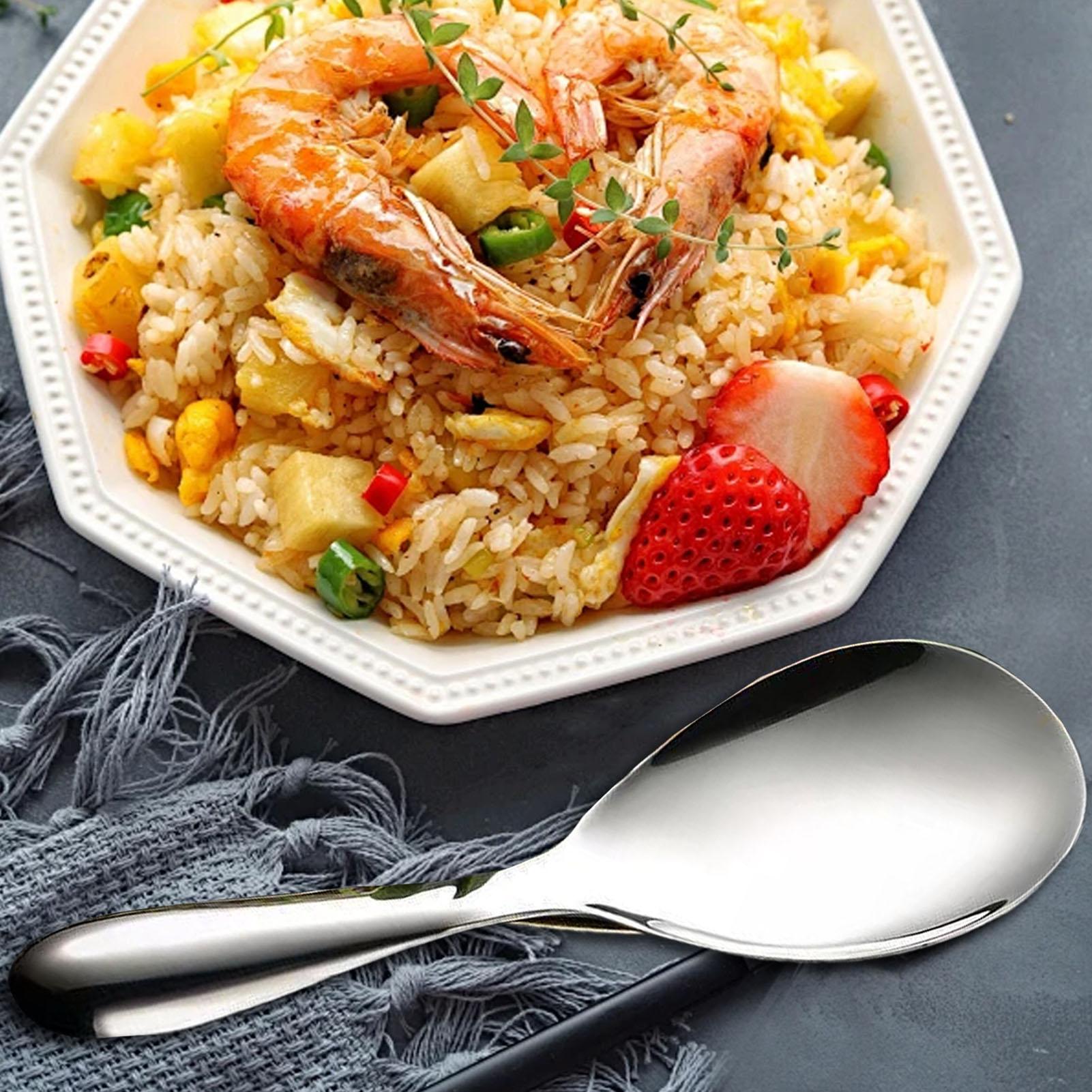 Cuchara de arroz de acero inox - Home Cooking Services reseña y precio
