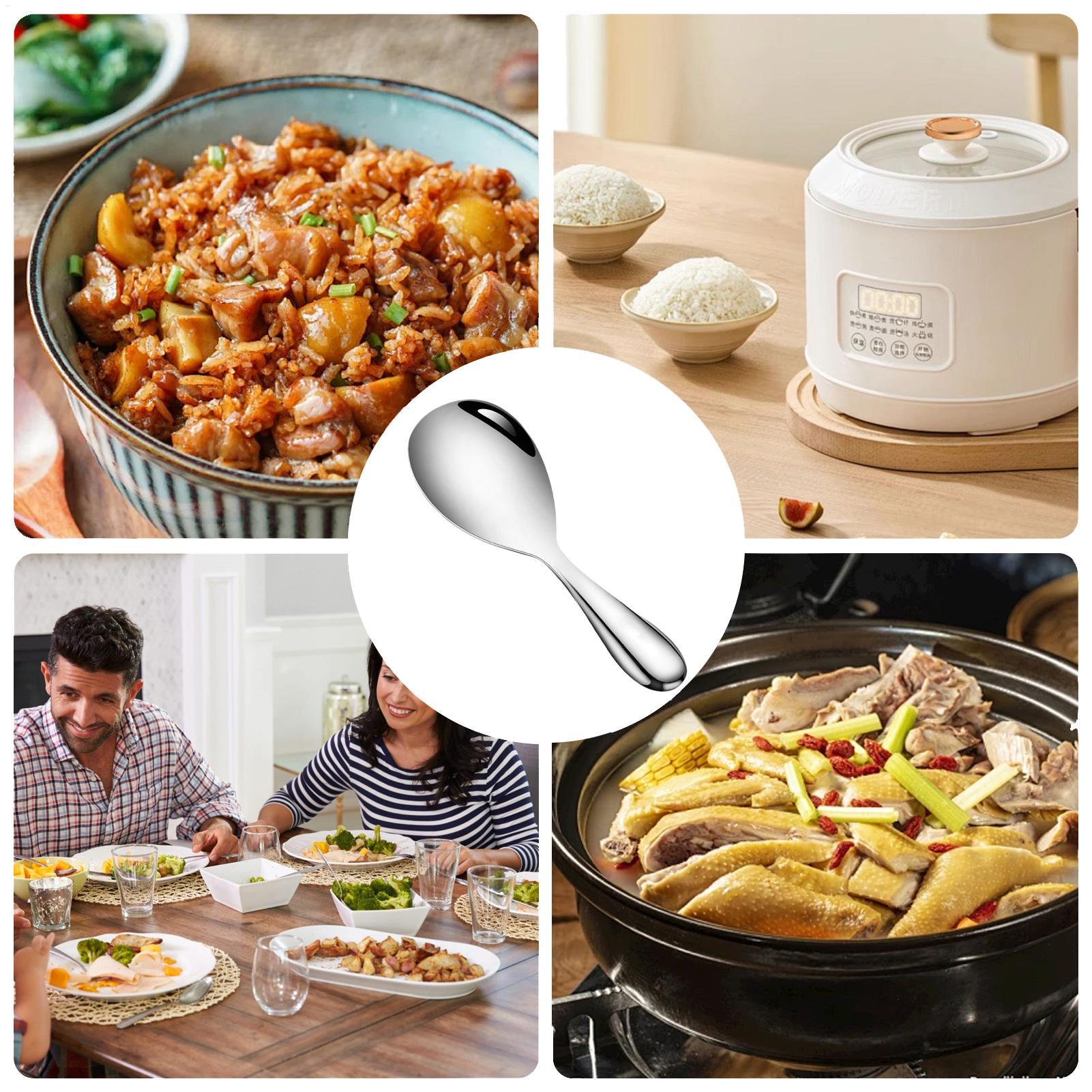 Cuchara de arroz de acero inox - Home Cooking Services reseña y precio